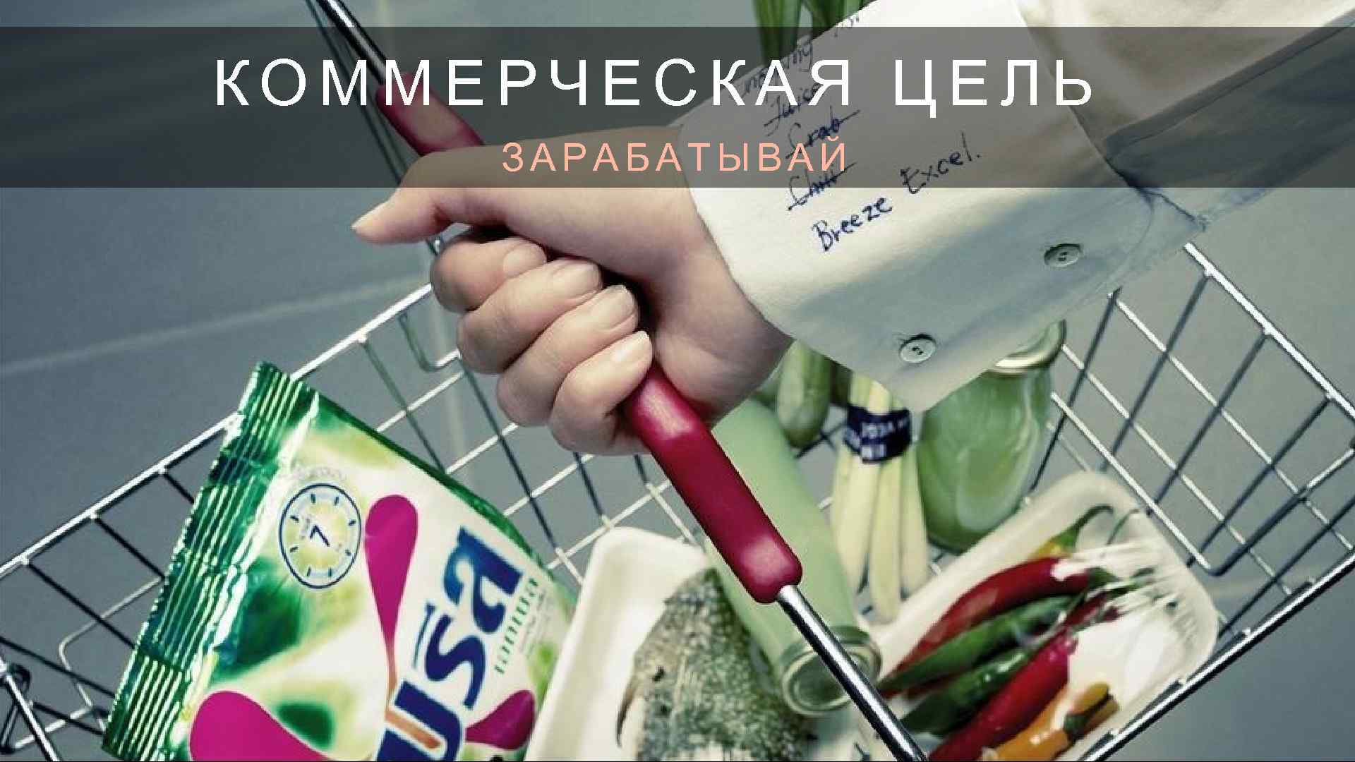 КОММЕРЧЕСКАЯ ЦЕЛЬ ЗАРАБАТЫВАЙ 