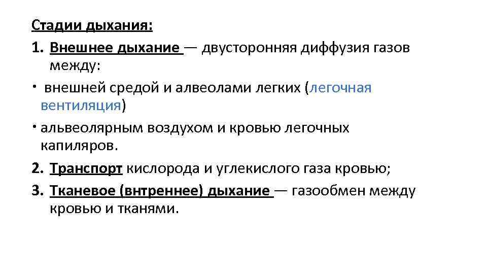 Диффузия в дыхании. Этапы внешнего дыхания. Внешнее дыхание. Стадии дыхания. Основные этапы дыхания.