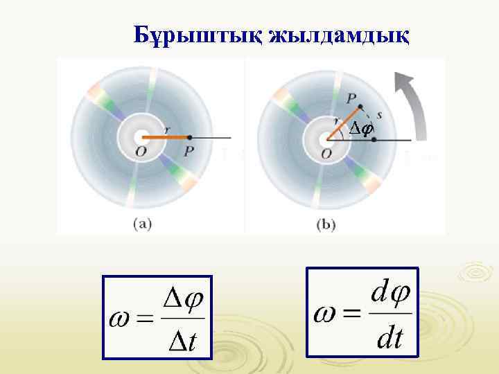 Бұрыштық жылдамдық 
