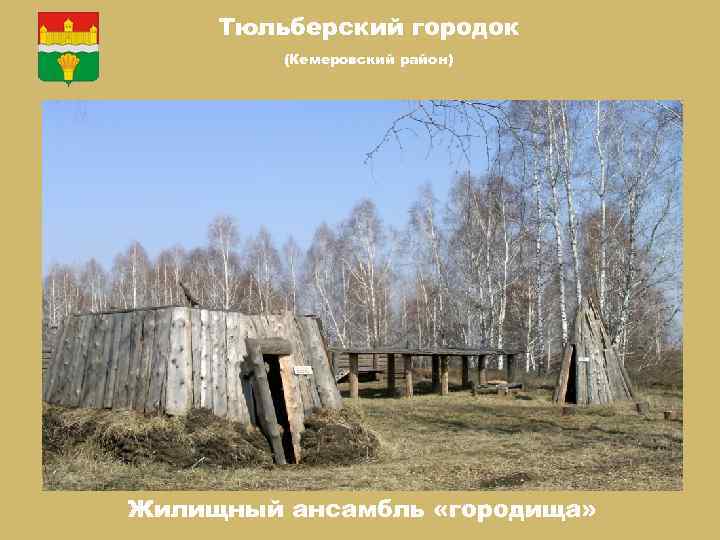 Тюльберский городок (Кемеровский район) Жилищный ансамбль «городища» 