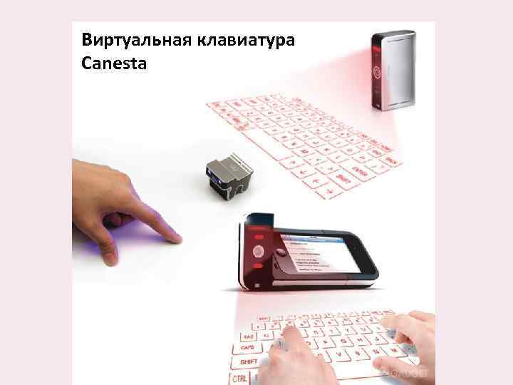 Виртуальная клавиатура Canesta 