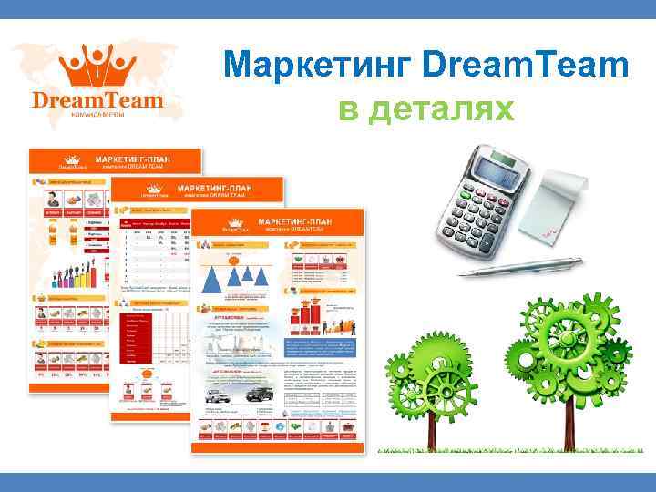 Маркетинг Dream. Team в деталях 