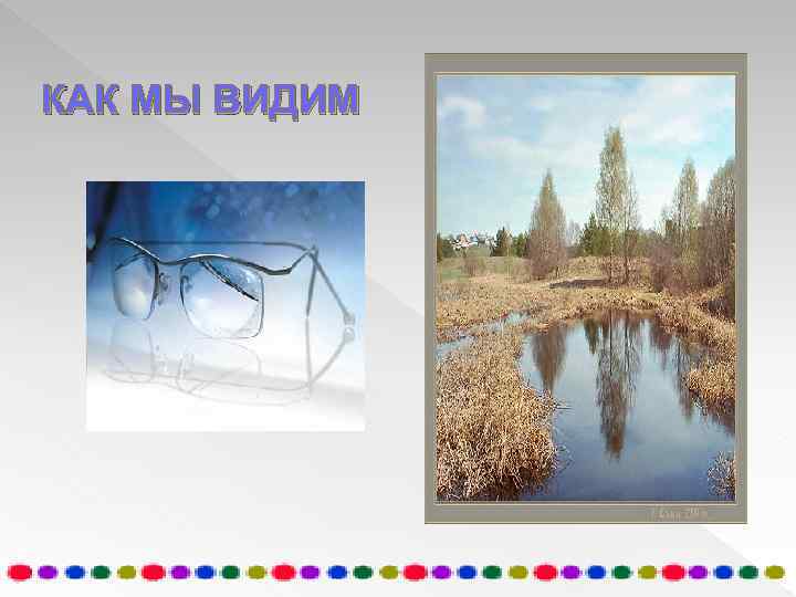 КАК МЫ ВИДИМ 