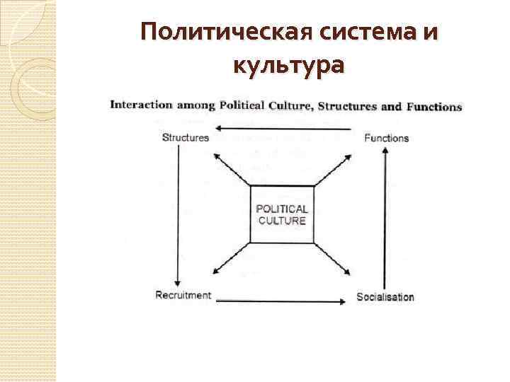 Политическая система и культура 