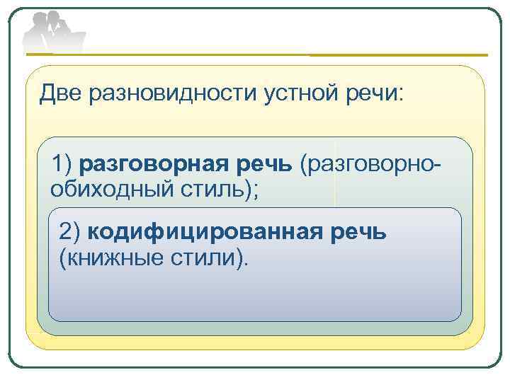 Кодифицированная речь. Разговорная и кодифицированная речь. Жанры публичного выступления. Элементы разговорной публичной речи.