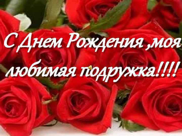 С Днем Рождения , моя любимая подружка!!!! 