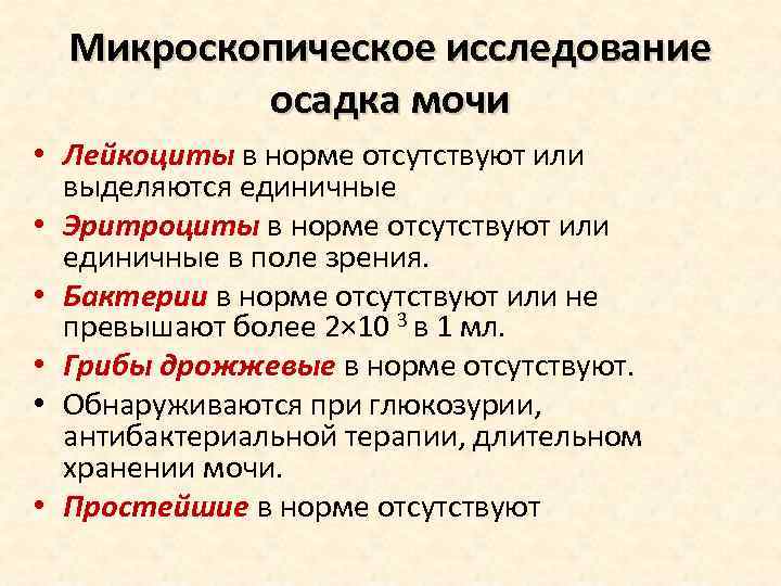 Правила микроскопии