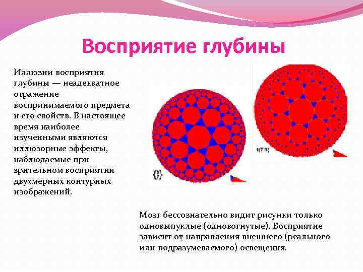 Иллюзия восприятия глубины картинки