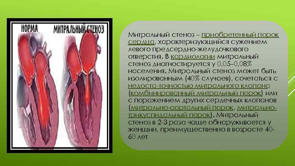 Презентация на тему приобретенный порок сердца