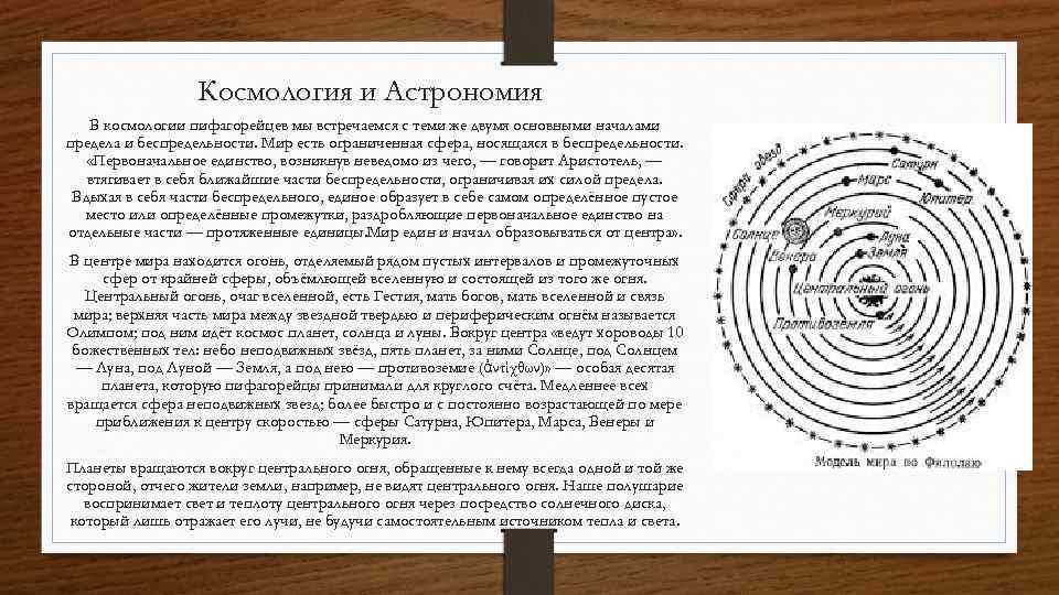 Космология астрономия презентация