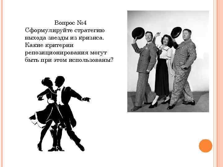 Вопрос № 4 Сформулируйте стратегию выхода звезды из кризиса. Какие критерии репозиционирования могут быть