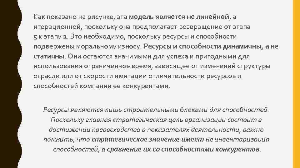 Как показано на рисунке, эта модель является не линейной, а итерационной, поскольку она предполагает