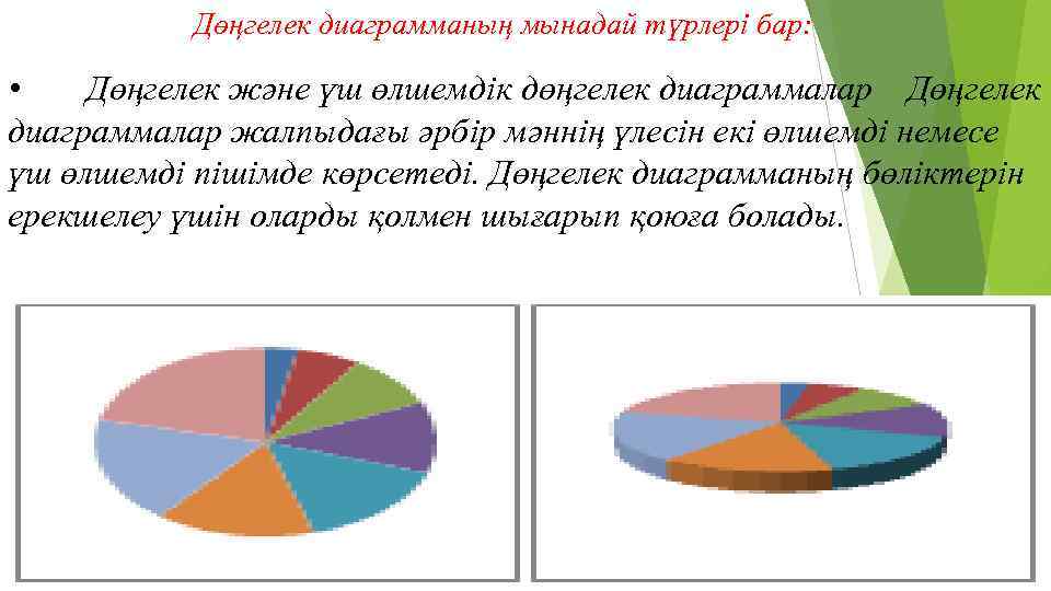 Дөңгелек диаграмма 5 сынып