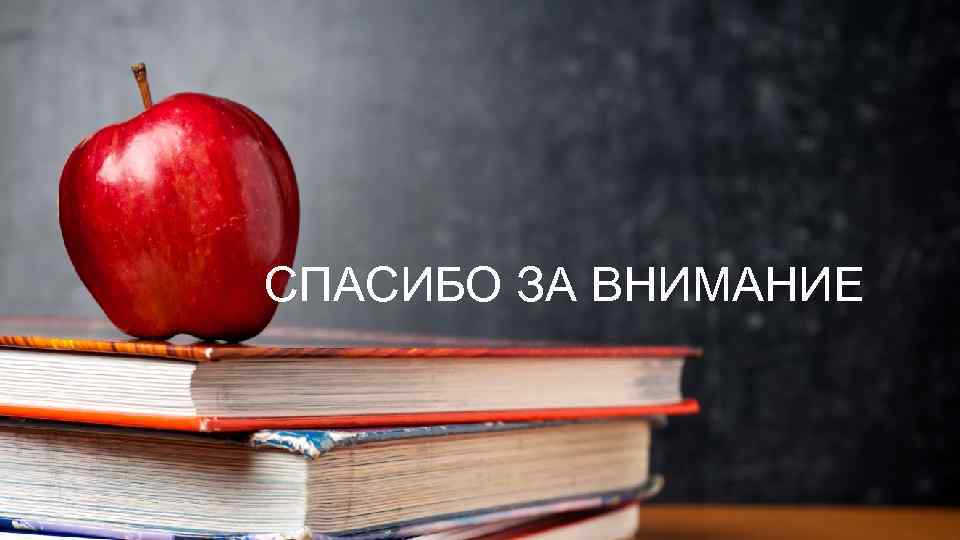 СПАСИБО ЗА ВНИМАНИЕ 
