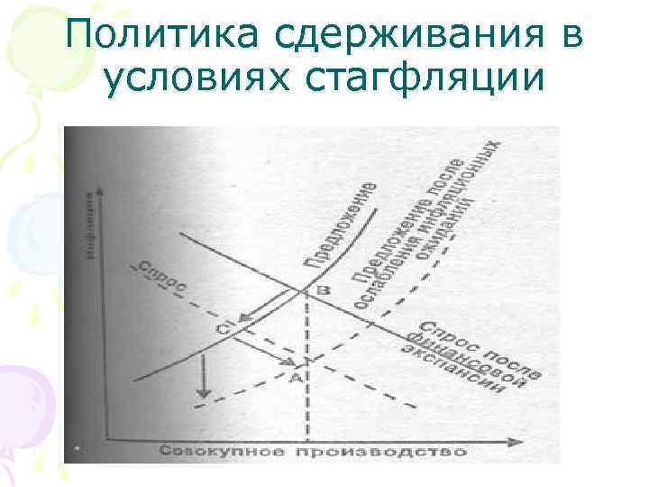 Политика сдерживания в условиях стагфляции 