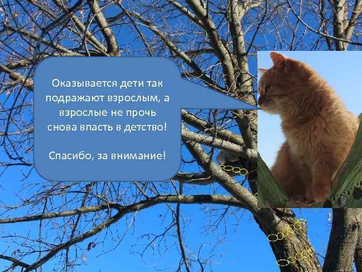 Оказывается дети так подражают взрослым, а взрослые не прочь снова впасть в детство! Спасибо,