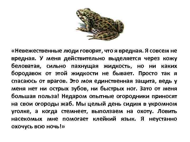  «Невежественные люди говорят, что я вредная. Я совсем не вредная. У меня действительно