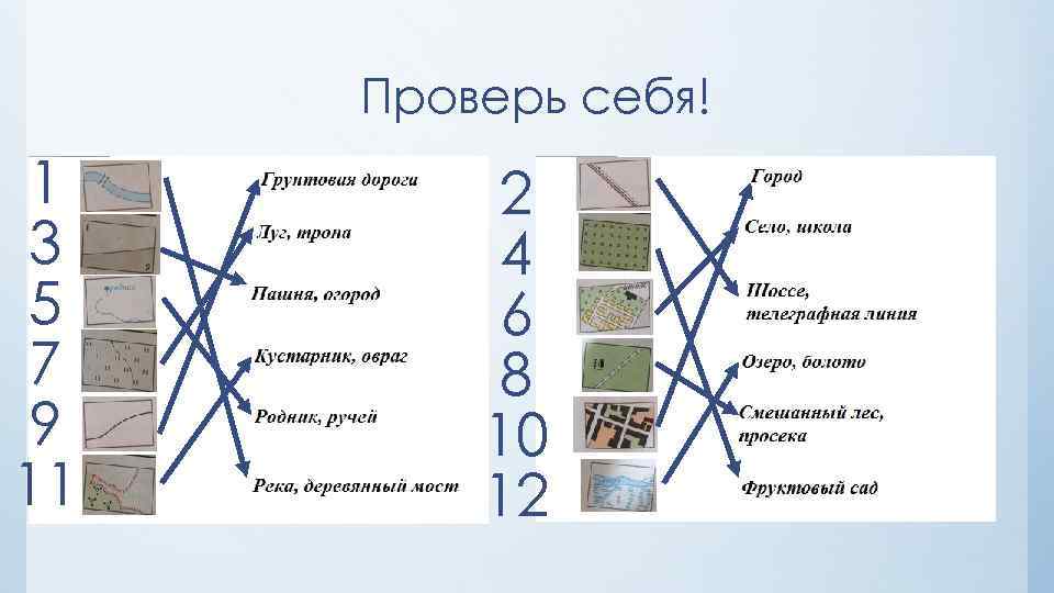 Проверь себя! 1 3 5 7 9 11 2 4 6 8 10 12