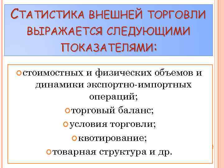 Условия торговли