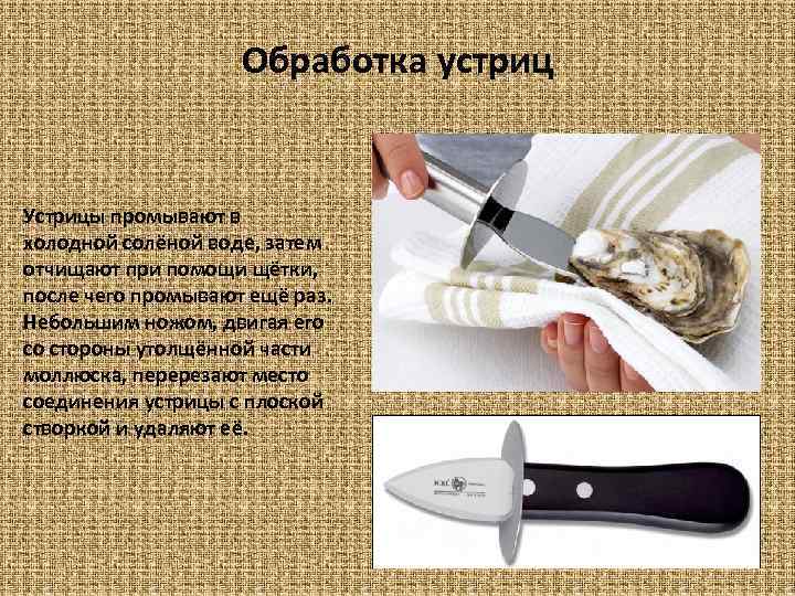 Первичная обработка морепродуктов схема