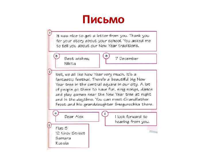 Письмо 