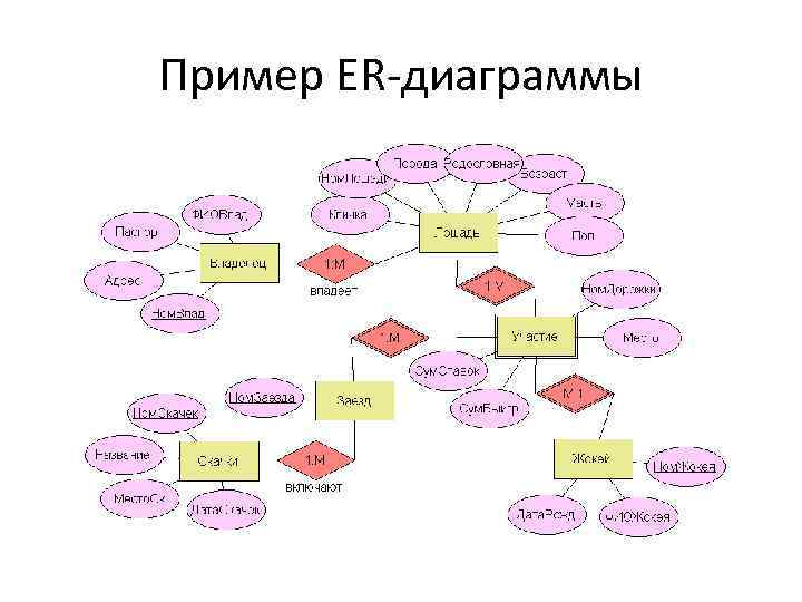 Пример ER-диаграммы 