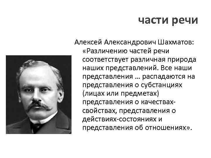 Алексей александрович шахматов презентация