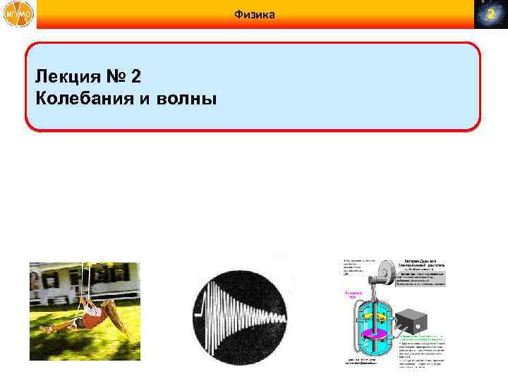 Физика Лекция № 2 Колебания и волны 2 