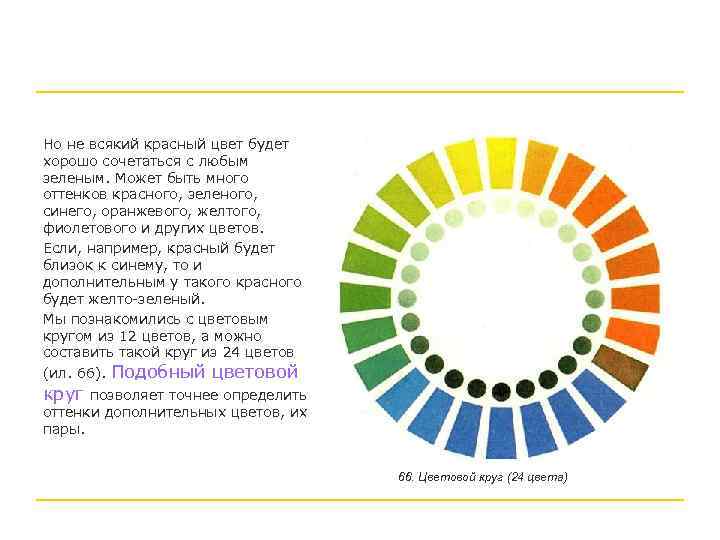 Но не всякий красный цвет будет хорошо сочетаться с любым зеленым. Может быть много