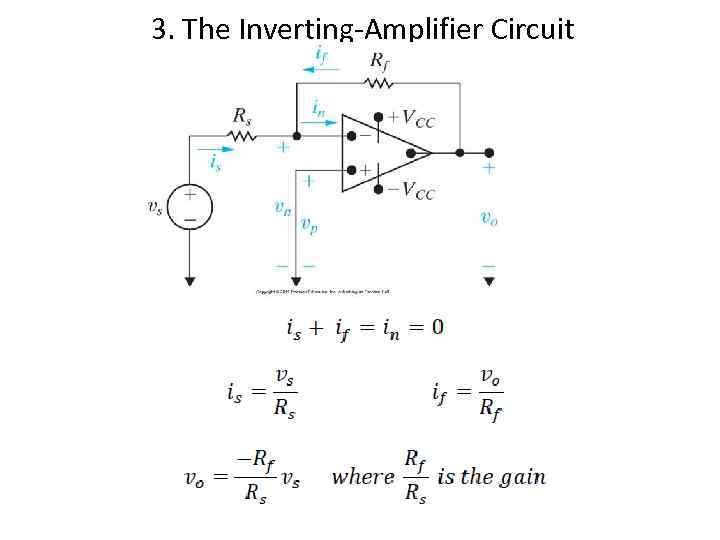 3. The Inverting-Amplifier Circuit 