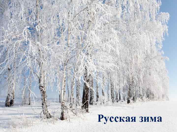 Русская зима 