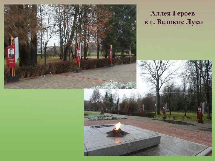 Аллея Героев в г. Великие Луки 