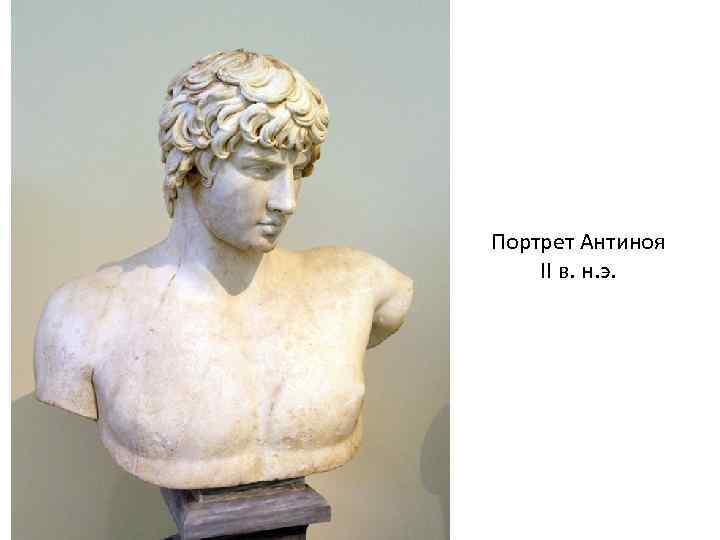 Портрет Антиноя II в. н. э. 