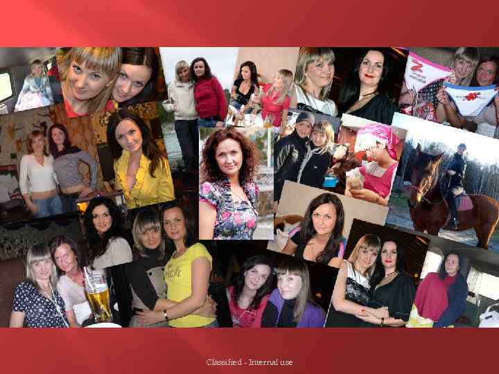 Classified - Internal use 