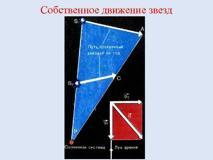 Собственное движение звезд 