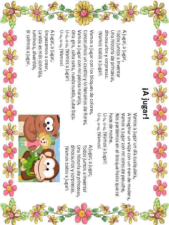 A jugar, a jugar, Todos juntos a inventar Una historia de princesas, dinosaurios y