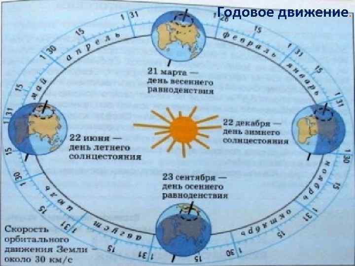 Годовое движение. 