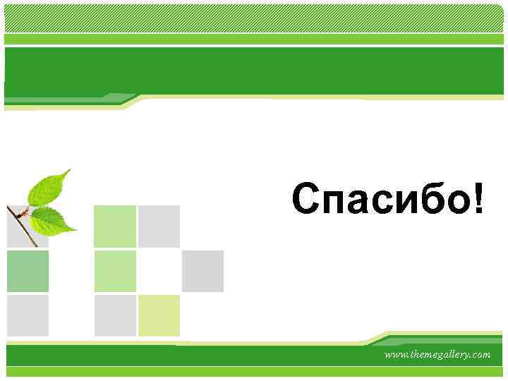 Спасибо! www. themegallery. com 