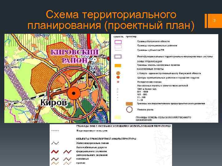 Схема территориального планирования (проектный план) 3 