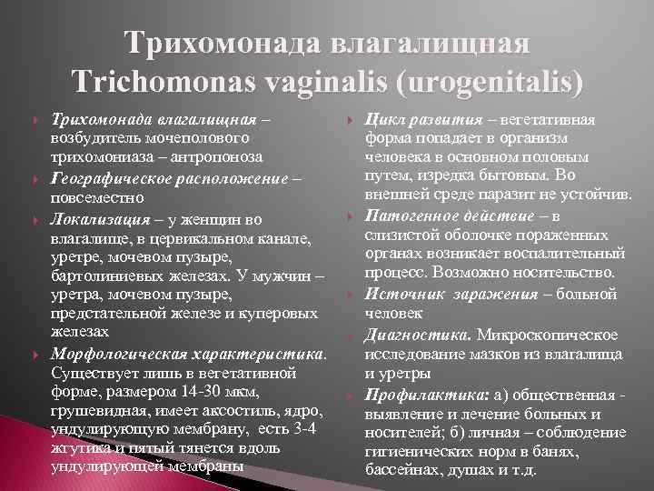 Трихомонада влагалищная Trichomonas vaginalis (urogenitalis) Трихомонада влагалищная – возбудитель мочеполового трихомониаза – антропоноза Географическое