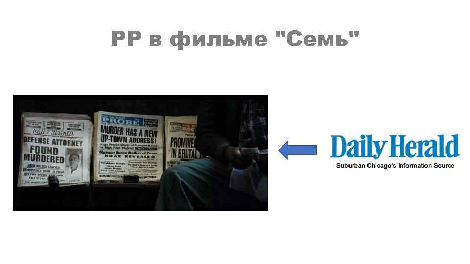 PP в фильме 