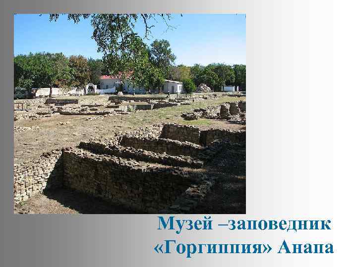 Музей –заповедник «Горгиппия» Анапа 