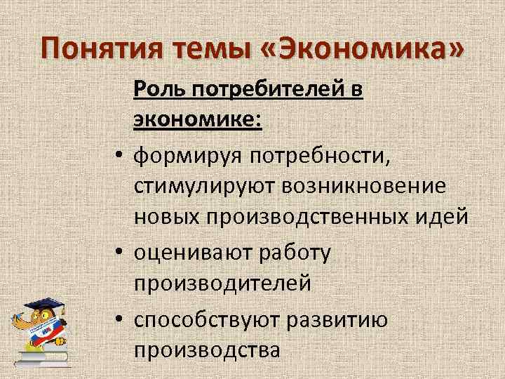 Роль потребителя