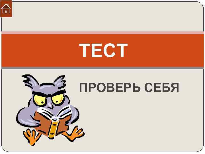 ТЕСТ ПРОВЕРЬ СЕБЯ 