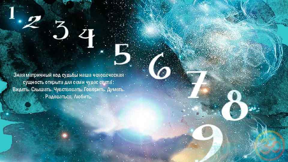 Зная матричный код судьбы наша человеческая сущность открыта для семи чудес света : Видеть.