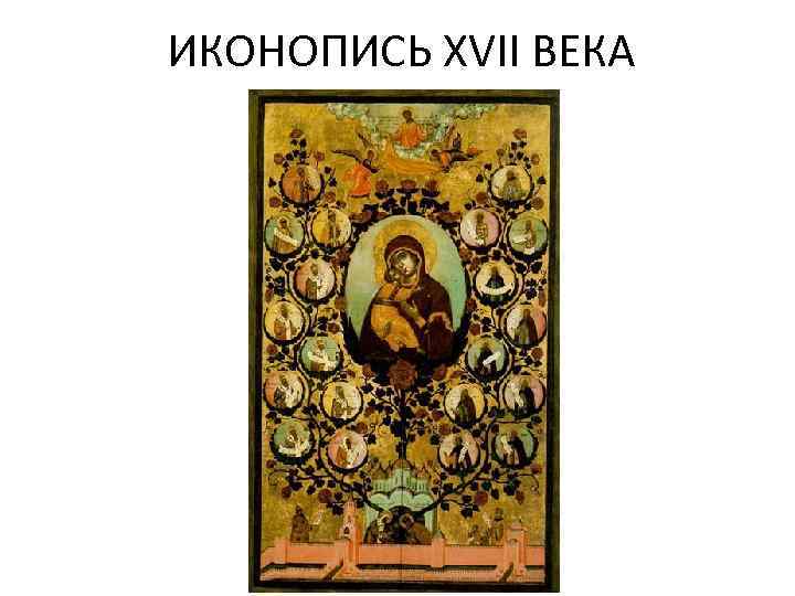 ИКОНОПИСЬ XVII ВЕКА 