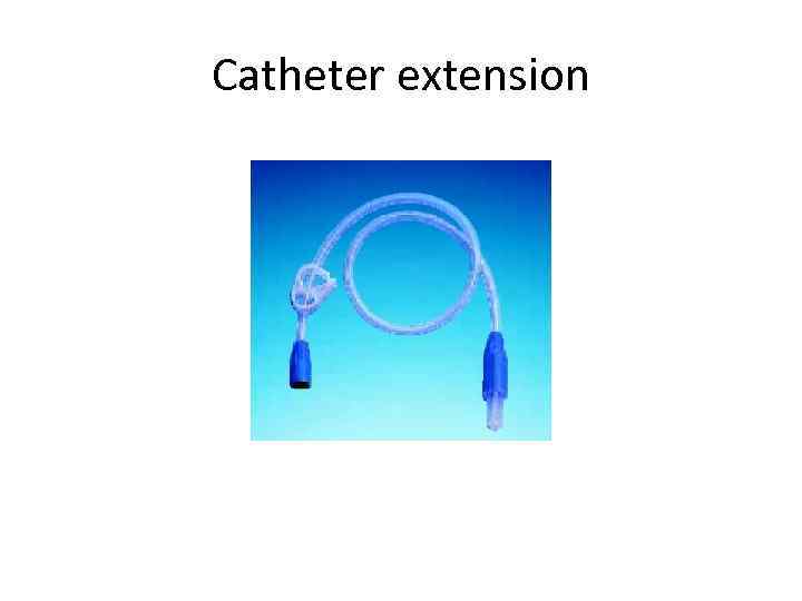 Catheter extension 
