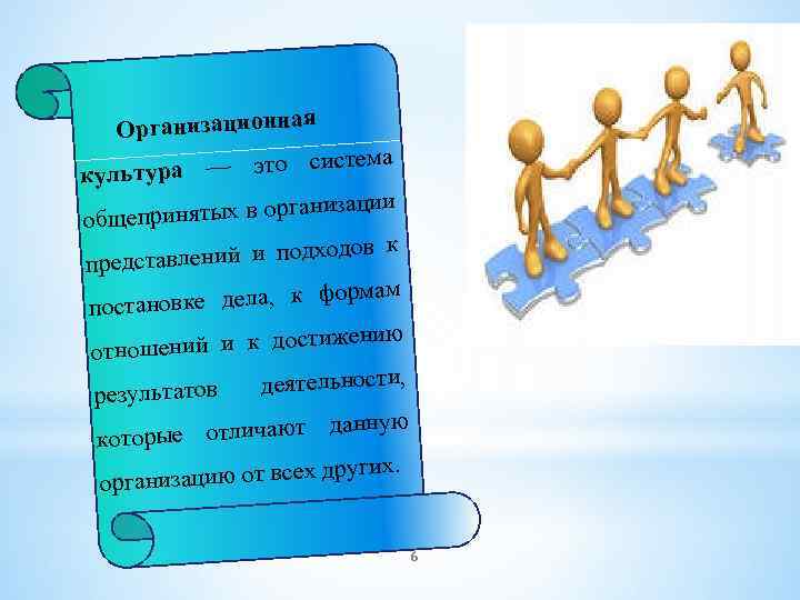 Организационная система льтура — это ку низации щепринятых в орга об в к влений