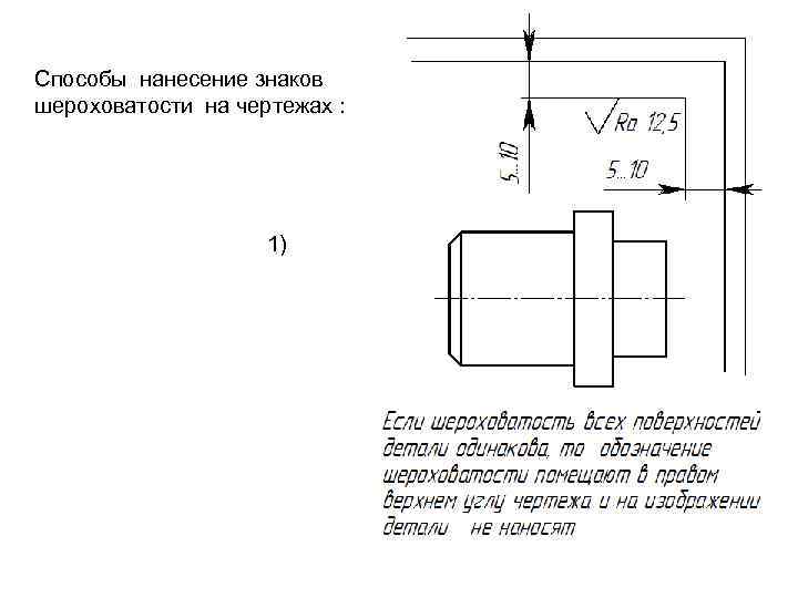 Обозначение полировки на чертеже гост