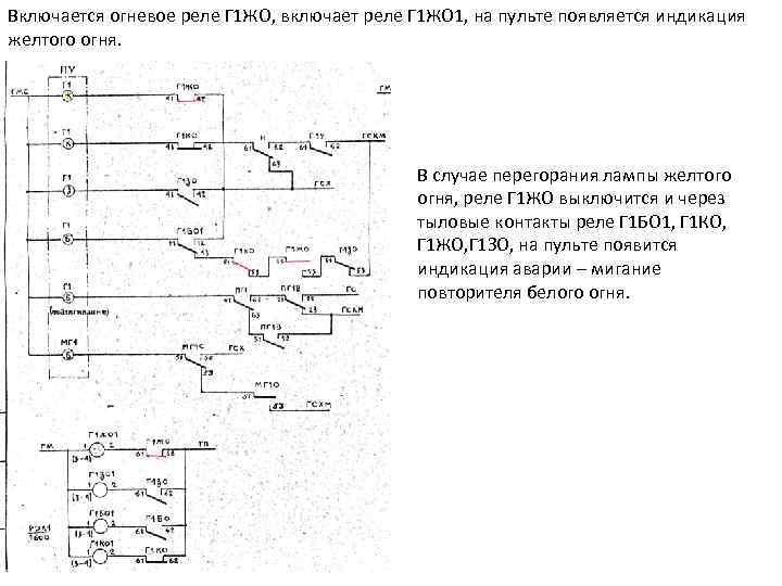 Огневое реле в схема управления огнями светофора предназначено для